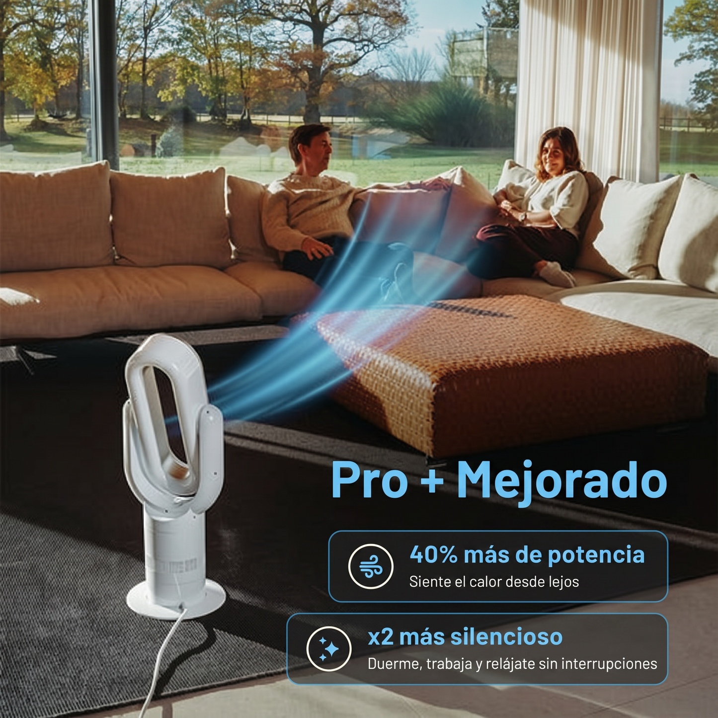 VentoPure™ Pro Plus — Climatizador sin aspas, frío y calor